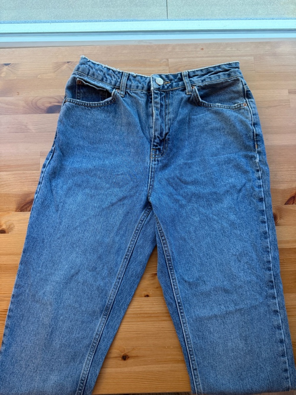 Topshop moto MOM Blue Denim Jeans